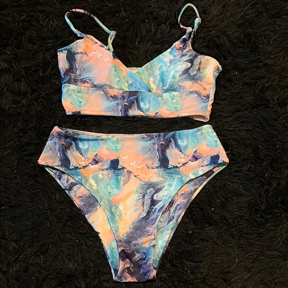 Colorful Abstract Bikini Set